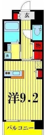 【八潮市大字南川崎のマンションの間取り】