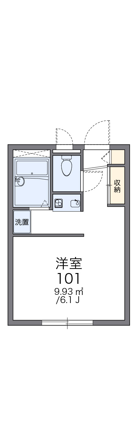 レオパレスKOMATSUの間取り