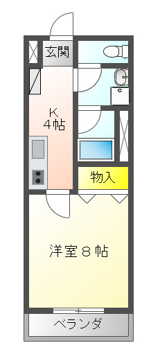 エジールみついけの間取り