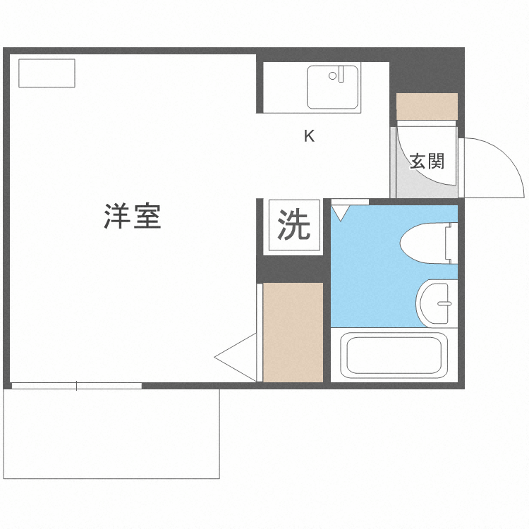 ヒューマンプラザ北大前の間取り