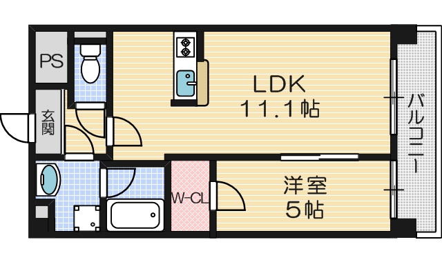 デルスールラローザの間取り