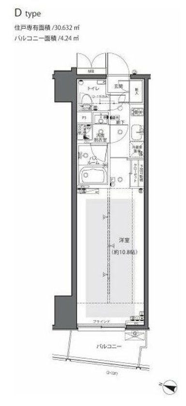 ズーム都庁前の間取り