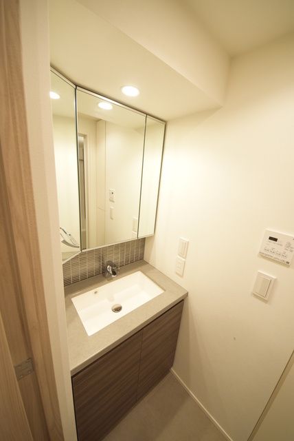 洗面設備　別タイプ部屋　参考写真です