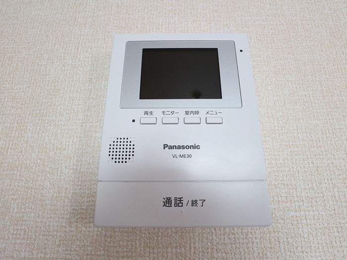 セキュリティ　来訪者の姿を確認できます。