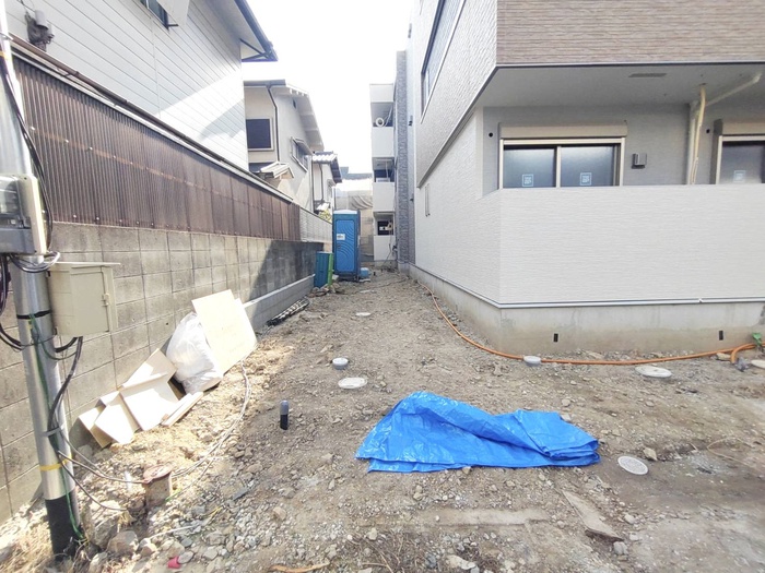 建物外観　建築中