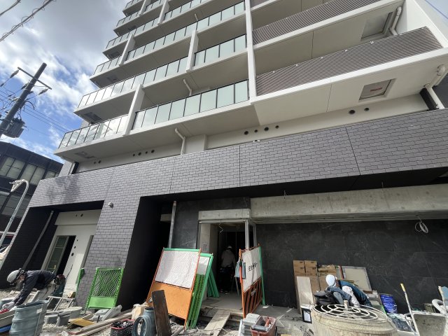 ロビー　建築中