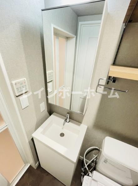 洗面設備　同施工他物件写真