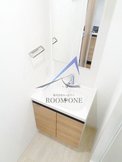 洗面設備　洗面台です。