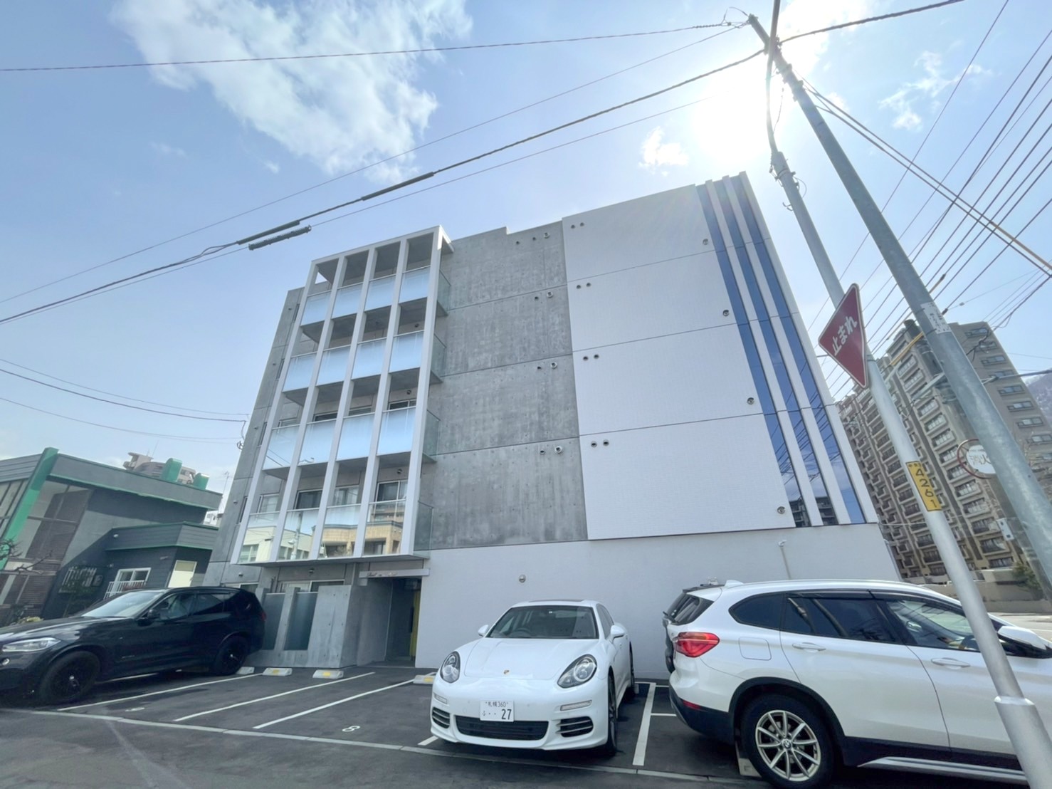 建物外観　都市ガス・エアコン♪人気エリアのハイグレードデザイナーズ♪