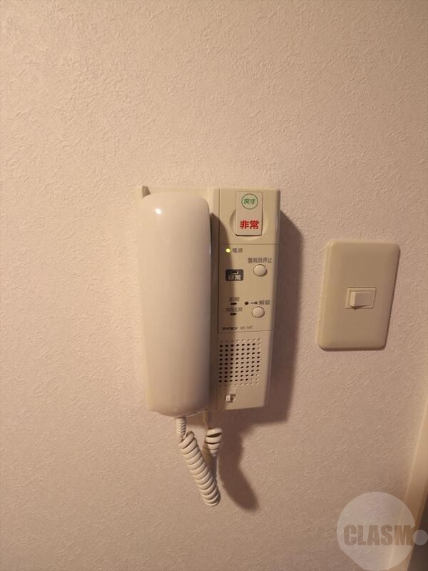 セキュリティ　インターフォンで安心です