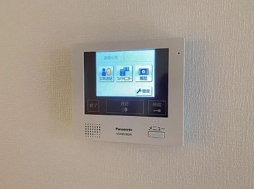 セキュリティ　☆安心のTVモニター付きインターホン☆