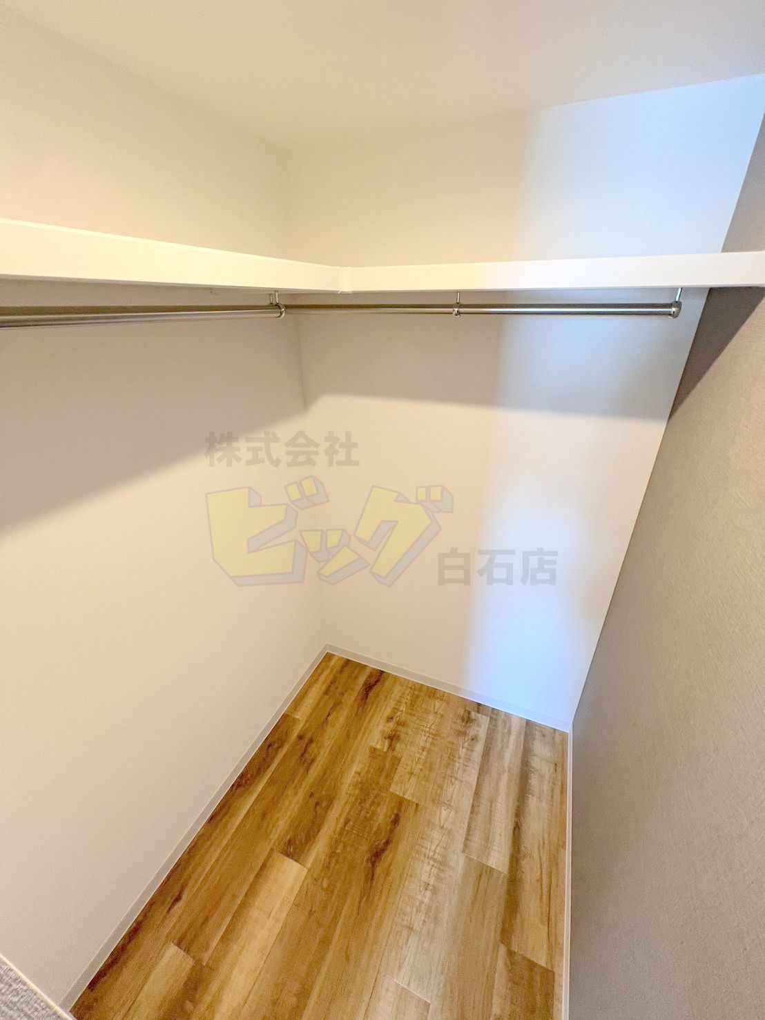 収納　広々ウォークインクローゼット完備しています♪