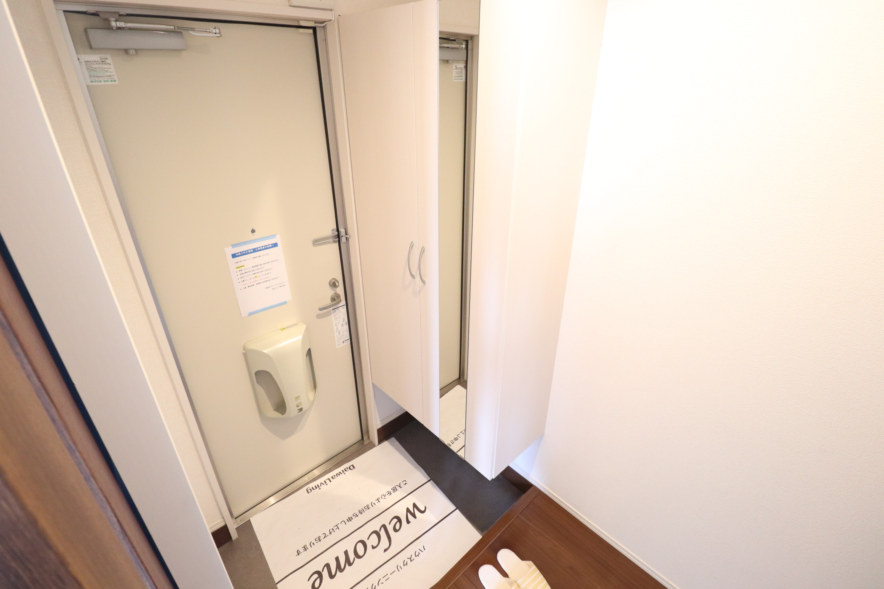 玄関　シューズbox付きの玄関♪