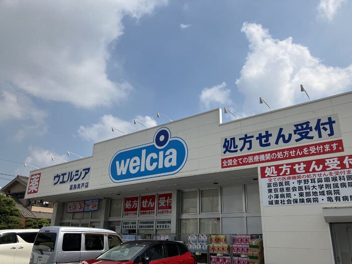 ドラックストア　ウエルシア葛飾奥戸店（ドラッグストア）まで391m
