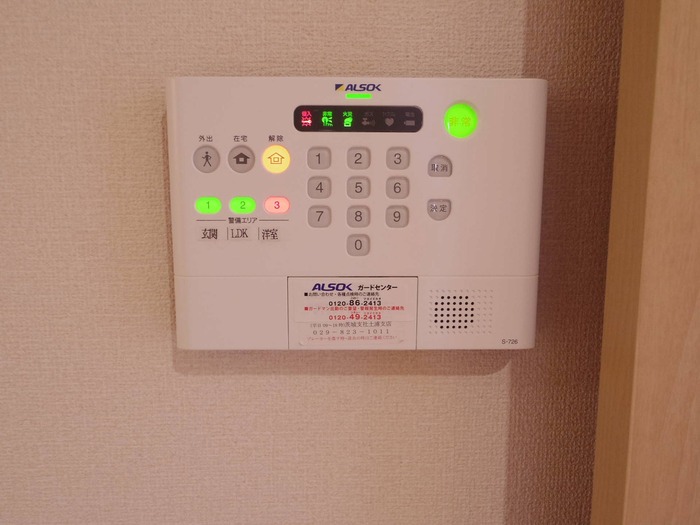 セキュリティ　ALSOKホームセキュリティ標準搭載