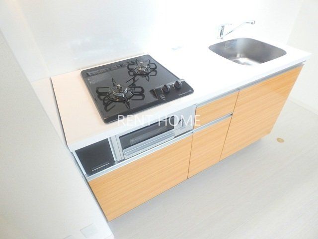 キッチン　2口ガスコンロのキッチン