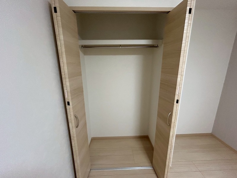 収納　収納を開けてみました！たくさん入りそうですね～