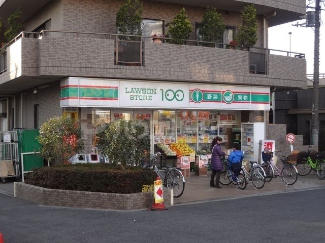コンビニ　ローソンストア100四つ木店（コンビニ）まで100m