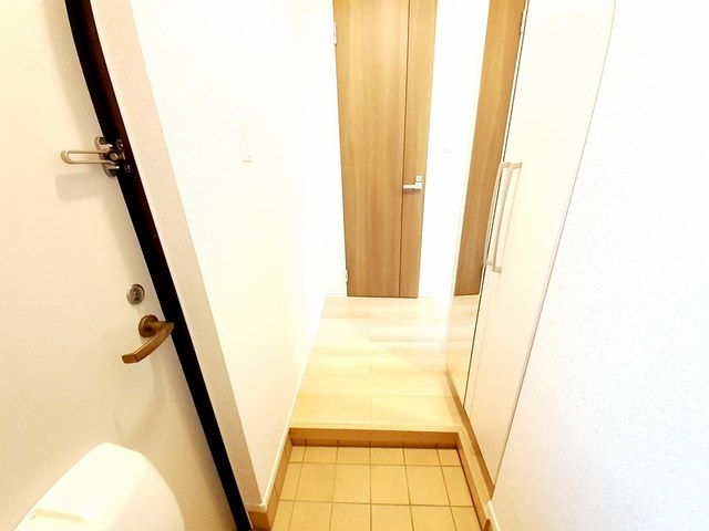 玄関　シューズボックス設置の玄関