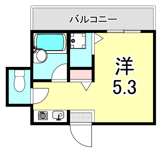 ブランシュ甲東園の間取り写真