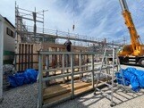 建物外観　建築中
