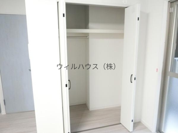 収納　クローゼット！