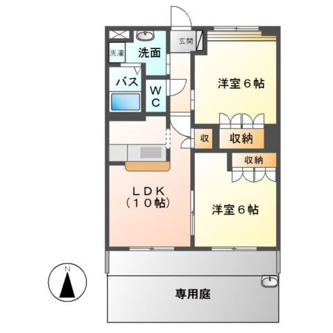 コンフォールの間取り写真