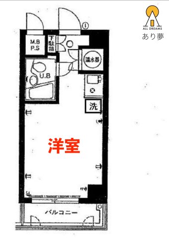 日興パレス横浜の間取り写真