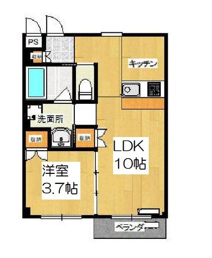 キサカリーナの間取り写真