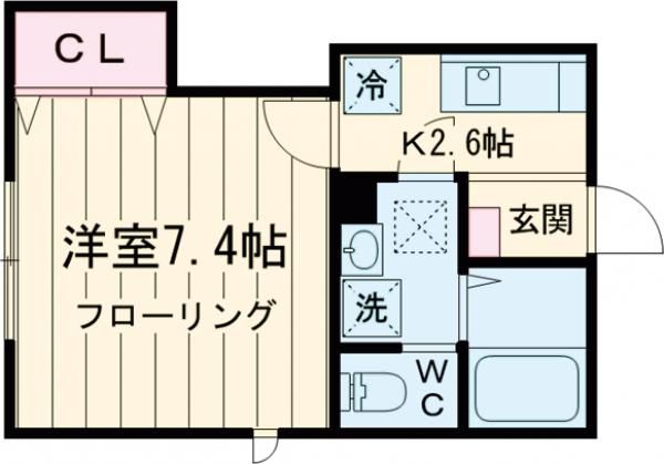エスパシオ梅田の間取り写真
