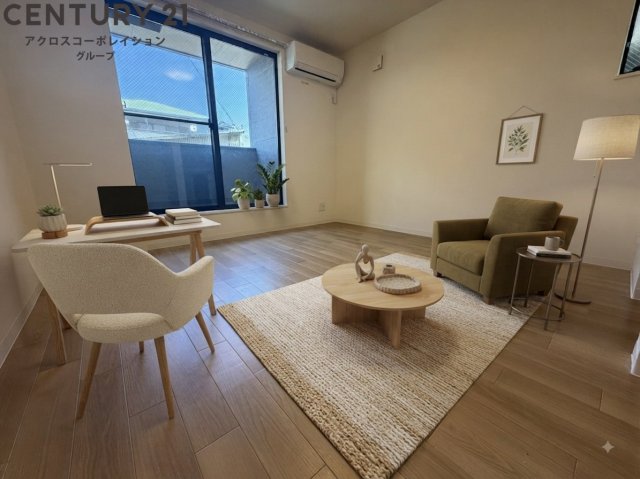 居室・リビング　画像中の家具はAIにより配置加工しているため、付属しません