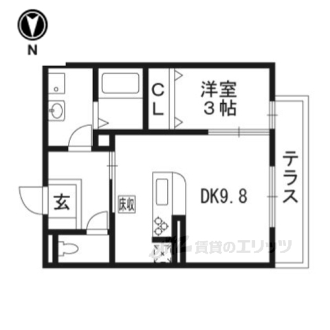 カーサ京町の間取り写真