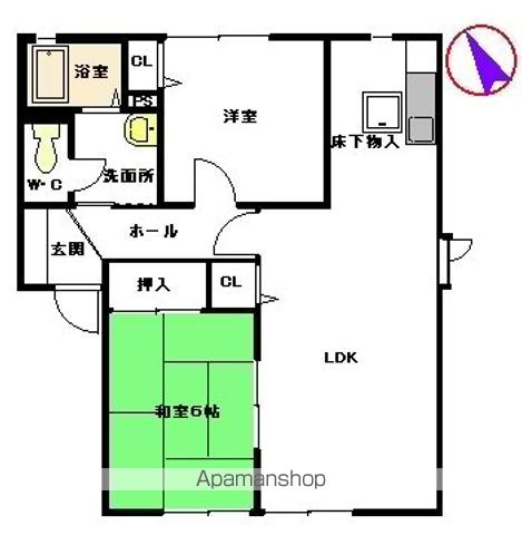 サンヴィレッジ・K A棟の間取り写真