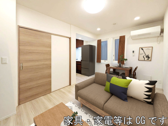 居室・リビング　家具・家電はＣＧです