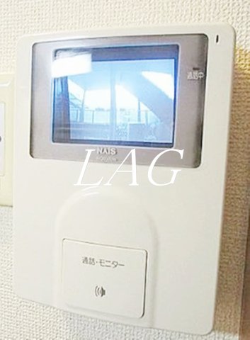 セキュリティ　モニター付きインターフォンです。