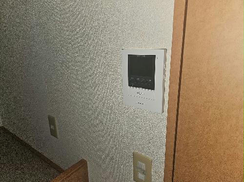 セキュリティ　モニター付きインターホン