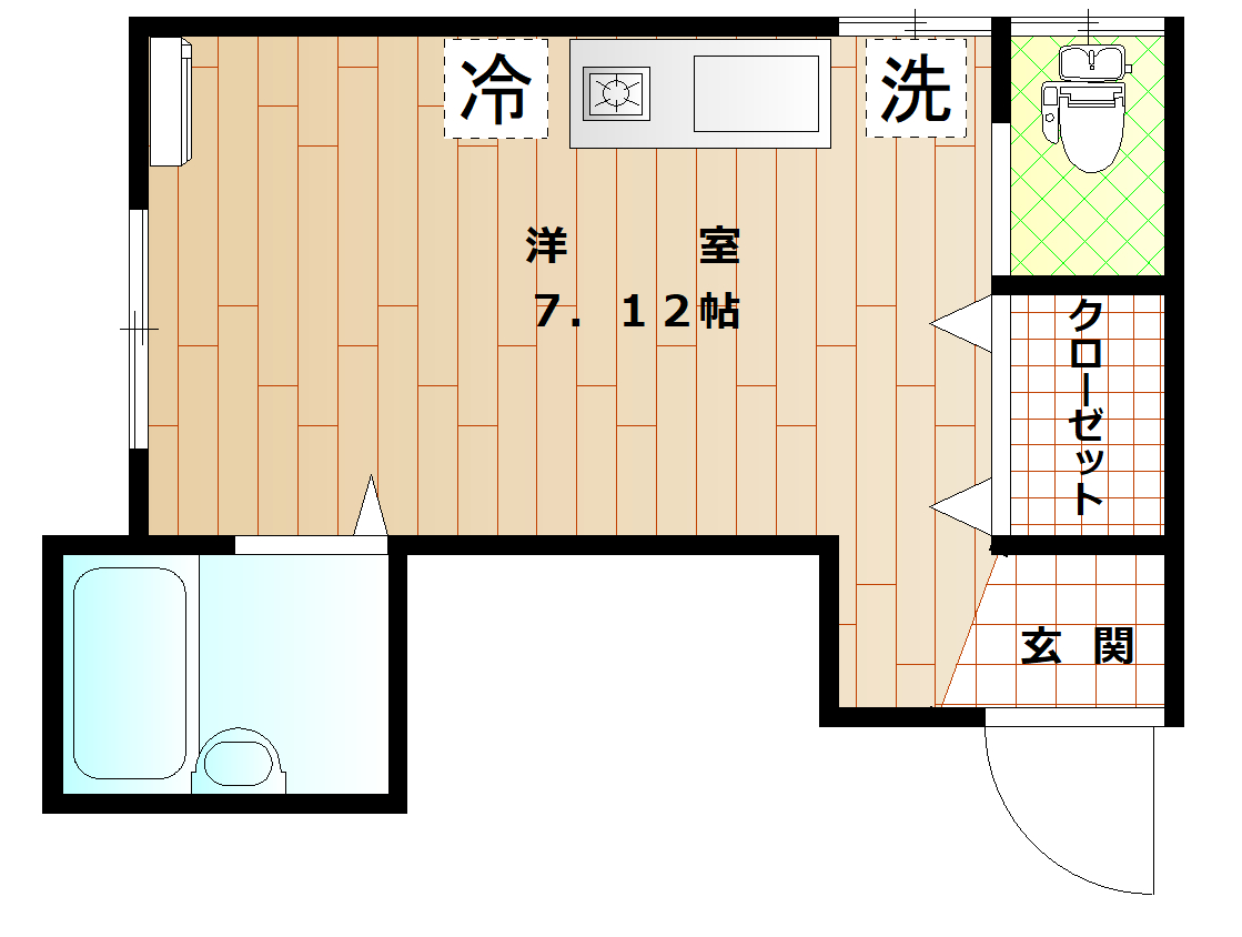 元町ハウスの間取り