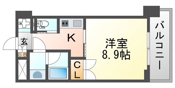 ベルファース尼崎の間取り写真