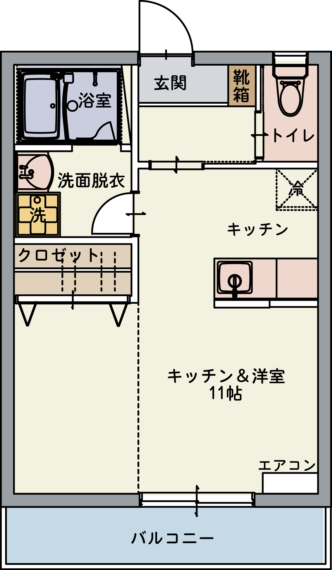 アミティエの間取り