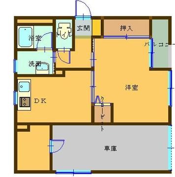 呉市広本町のマンションの間取り