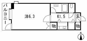 朝日プラザ新町の間取り