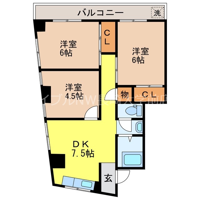 山秀ビルの間取り