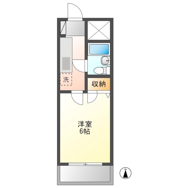 サンシャイン森山の間取り