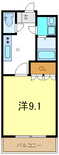 ヴィルコートの間取り