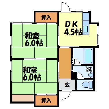 ハイツ辻の間取り