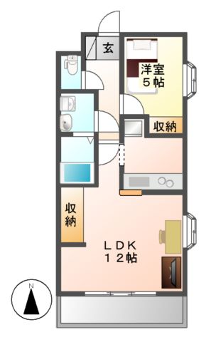 【リバパレス鶴舞の間取り】