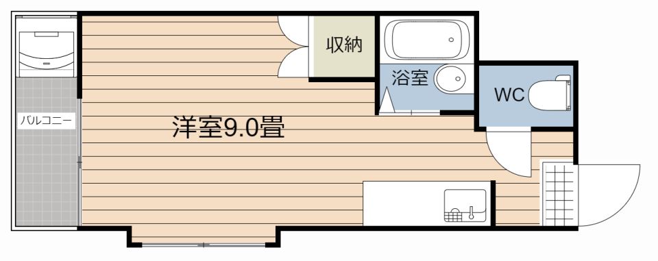 サンハウスの間取り