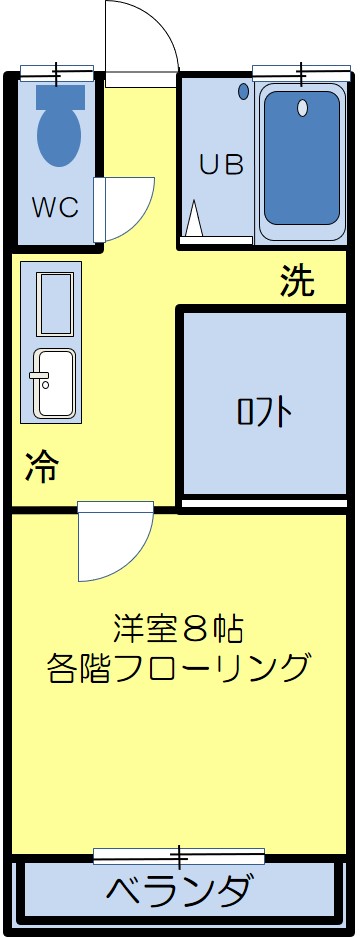 チキンハウスの間取り