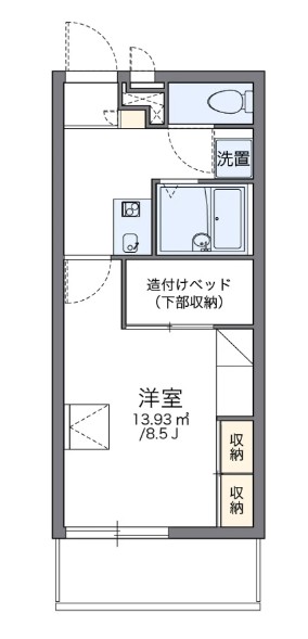 横浜市港南区日野のマンションの間取り