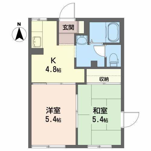 サンヴェルデ西大通り　Ｃの間取り